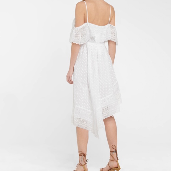 Isabel Marant Etoile Timoria Dress in White 34 - Picture 3 of 12